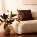 Bonnie and Neil | Cushion 60cm | Zebra Chocolate